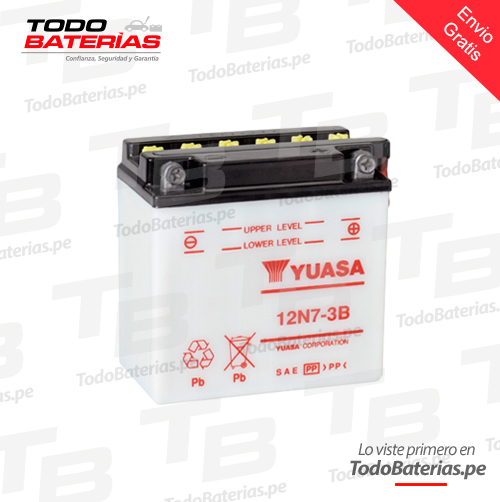 Batería para Motos Yuasa 12N7-3B