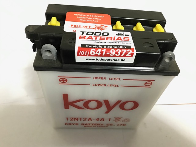 Batería para Motos Koyo 12N12A-4A-1