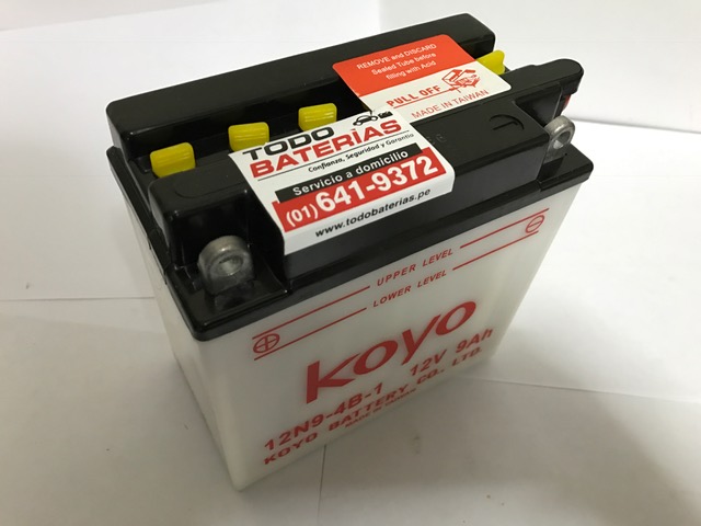 Batería para Motos Koyo 12N9-4B