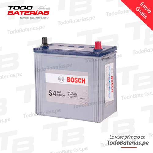 Batería para Carros Bosch N40FE S4 (55B24L)