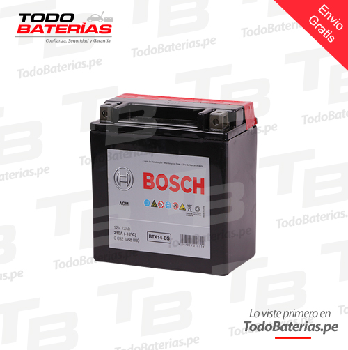 Batería para Motos Bosch BTX14-BS