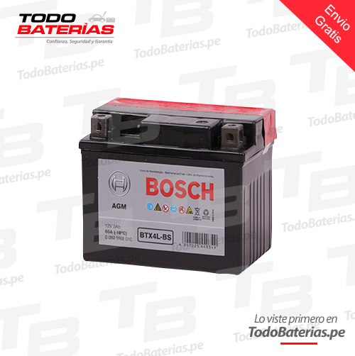 Batería para Motos Bosch BTX4L-BS