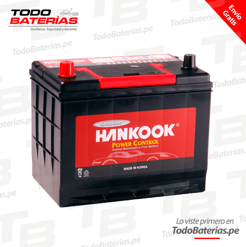 Batería para Carros Hankook MF80D26R/NX110-5L