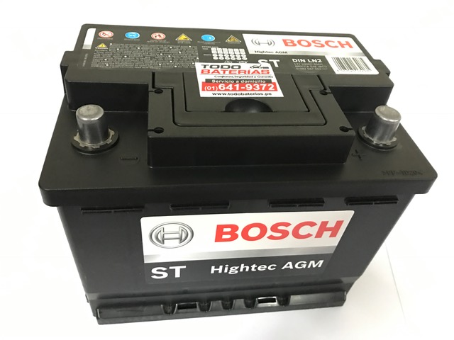 Batería para Carros Bosch DIN LN2 HIGHTEC AGM