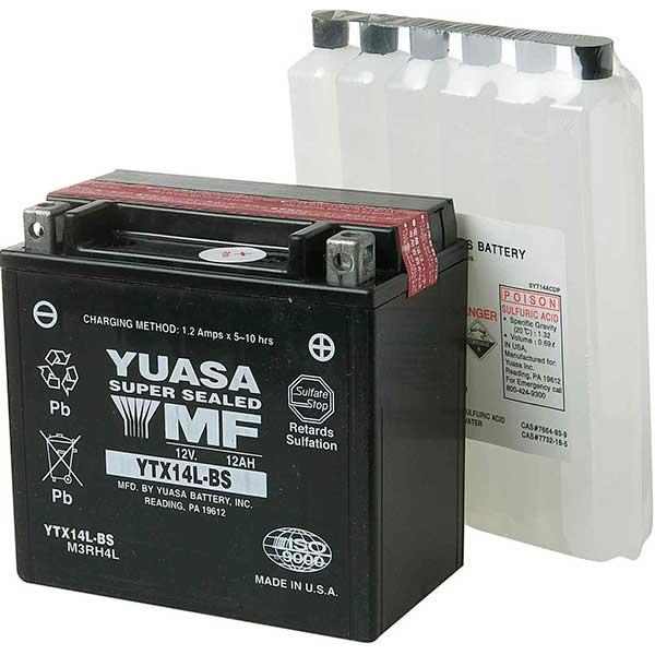 Batería para Motos Yuasa YTX14L-BS