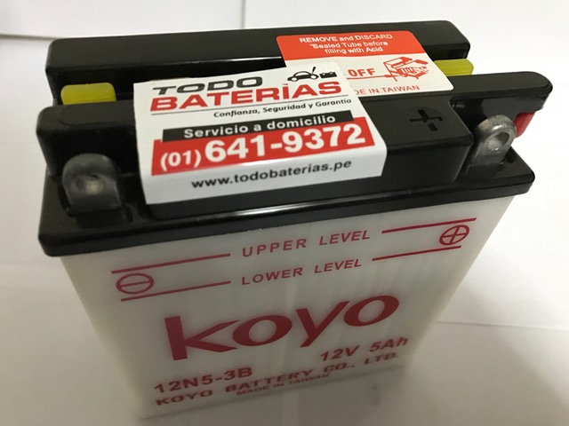 Batería para Motos Koyo 12N5-3B FP