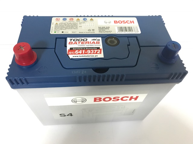 Batería para Carros Bosch S4 42E-51R (46B24RS)