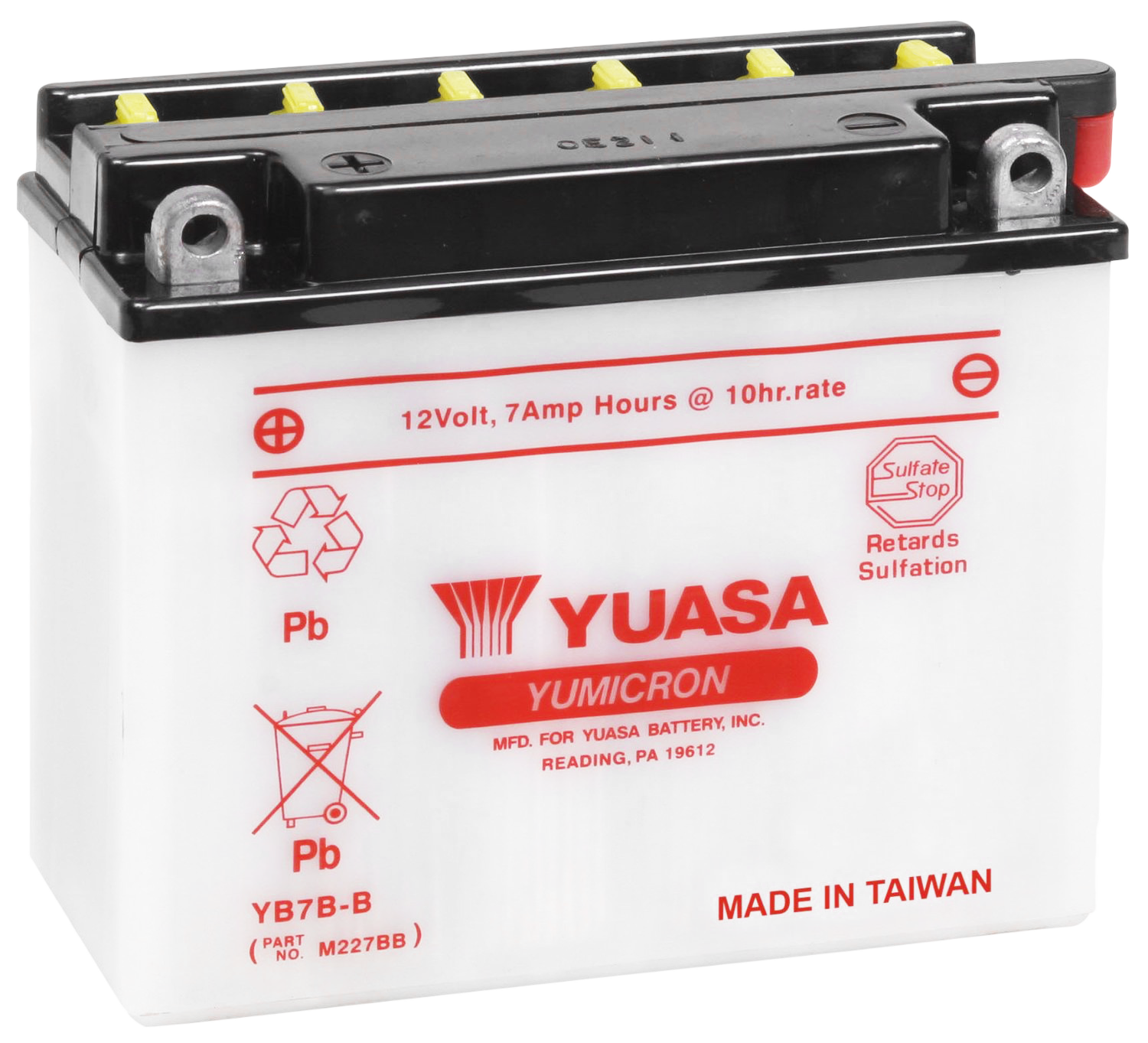Batería para Motos Yuasa YB7B-B FP