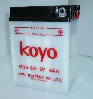 Batería para Motos Koyo B38-6A