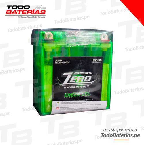 Batería para Motos Zero AGM XPLUS 12N5-3B