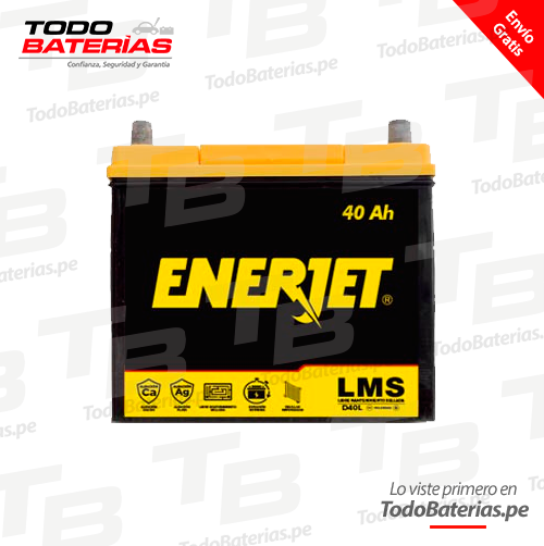 Batería para Carros Enerjet D40L