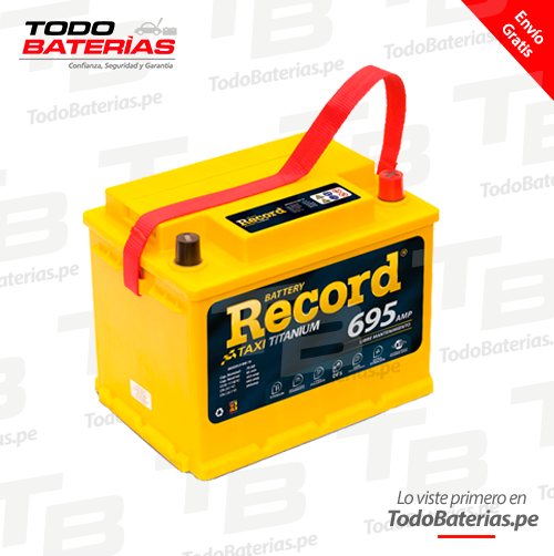 Batería para Carros Record RW 70 TAXI TITAMIUM