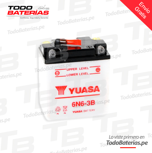 Batería para Motos Yuasa 6N6-3B