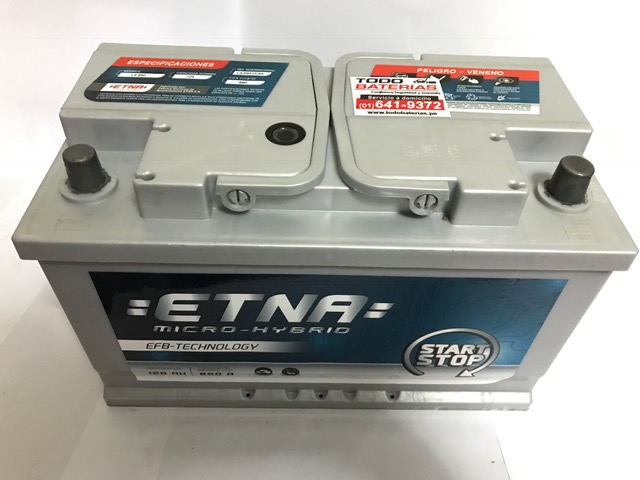 Batería para Carros Etna L4 860 START STOP 58515/94R - Todo Baterías Perú, Instalación de Baterías a domicilio