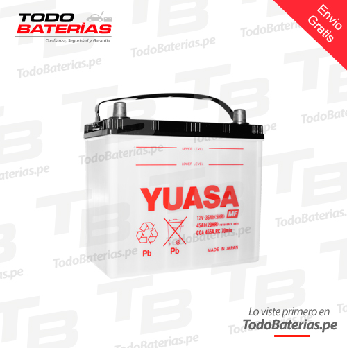 Batería para Carros Yuasa 55B24L (S)